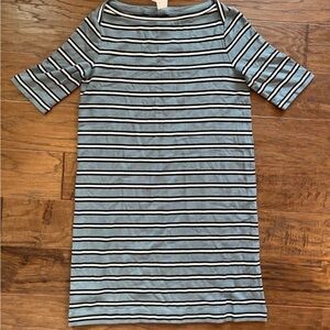 NWT Lou & Grey Blue and White Striped Dress
